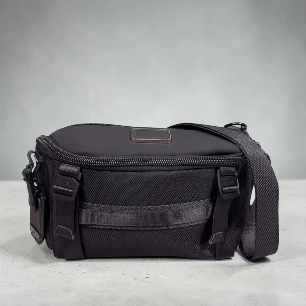 Tumi Alpha Bravo Platoon Sling Crossbody Bag Black‎ Travel Luxury